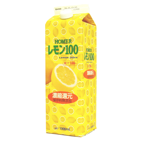 HOMER １００％レモン 1L