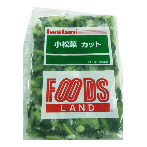 富士通商　小松菜カット（中国産） 冷凍 500g IQF