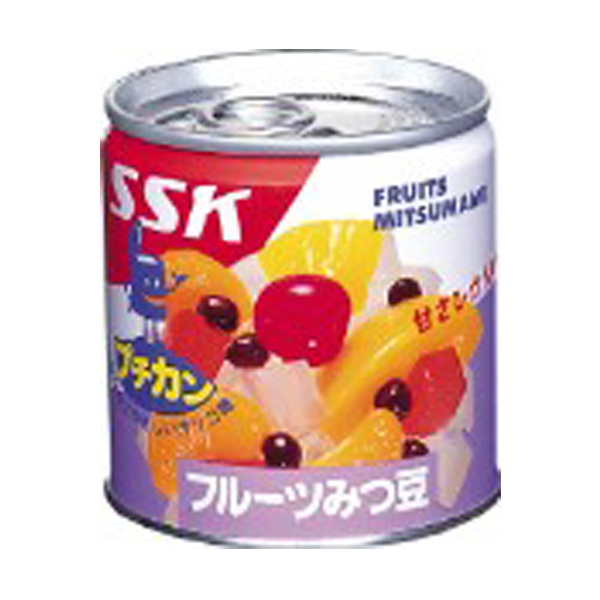 SSK 甘さひかえめフルーツみつ豆 195g 