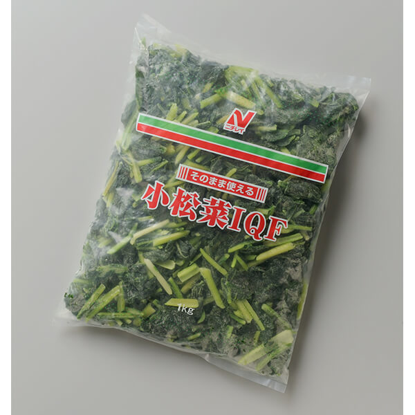 ニチレイ そのまま使える小松菜 冷凍 1kg IQF