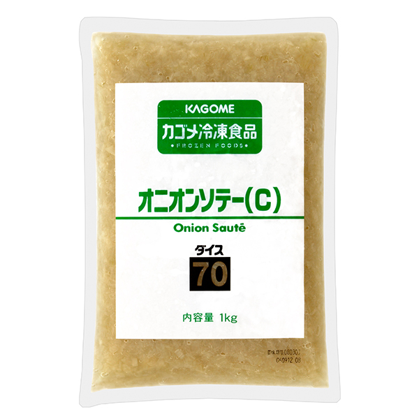 カゴメ　オニオンソテー（C）ダイス70　冷凍　1kg 【業務用】