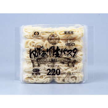 シマダヤ ゆであげ生パスタ太麺 2.2mm 冷凍 220g 5食