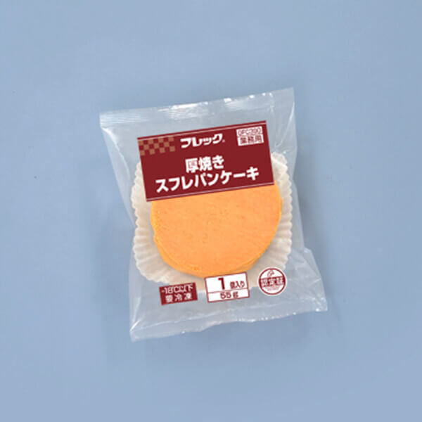 味の素 厚焼きスフレパンケーキ GFC390 冷凍 約55g 1個入 袋