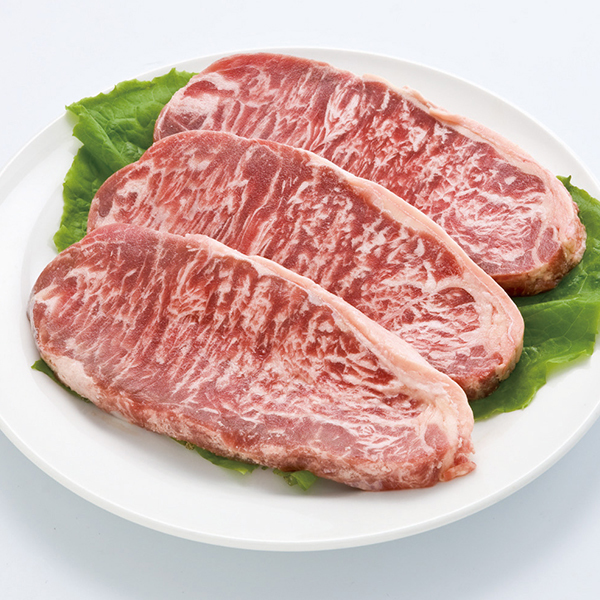 お店のための AU牛サーロイン脂肪注入加工肉 冷凍 100g×10枚 【業務用】