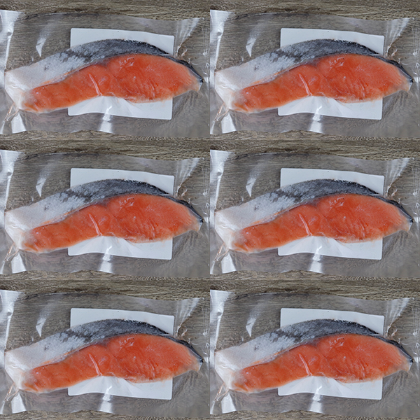 カネハチフーズ 銀鮭寒風干し切身（中辛）冷凍100g×6枚【送料込】 【メーカー直送品】