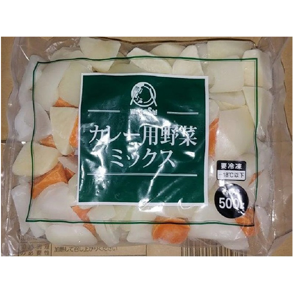神栄 カレー用 野菜ミックス 冷凍 500g