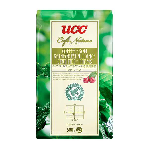 UCC カフェネイチャー レインフォレスト・アライアンス認証 シティロースト（豆）500g