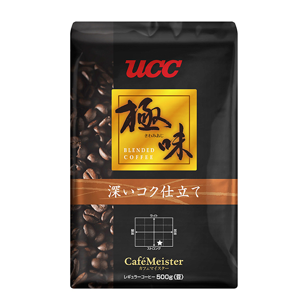 UCC 極味 深いコク仕立て（豆）500g