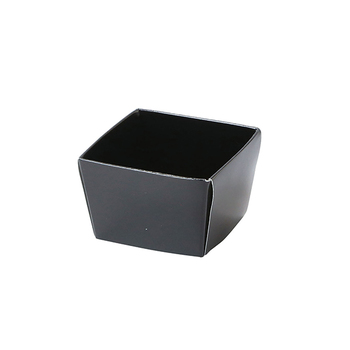 【直送】ヤマコー 重箱用 黒色紙中子 9割 6.5寸用（27745）