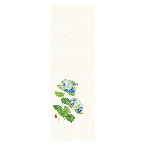 【直送】ヤマコー おもてな紙お膳掛紙 紫陽花（6月～7月）100枚入（66812）