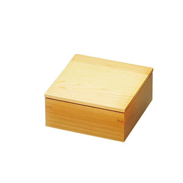 【直送】ヤマコー 木和美・正角料理箱（蓋）（27065）