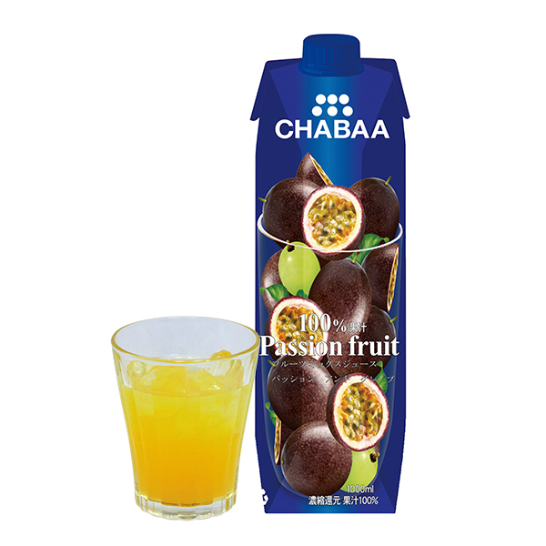 業務用 Chabaa チャバ パッションフルーツジュース 1l 業務用食材のフーヅフリッジ