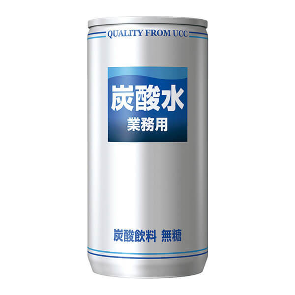 UCC 炭酸水（業務用）缶 190ml