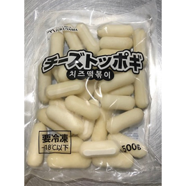 徳山物産 （アメリカ米）チーズトッポギ 冷凍 500g