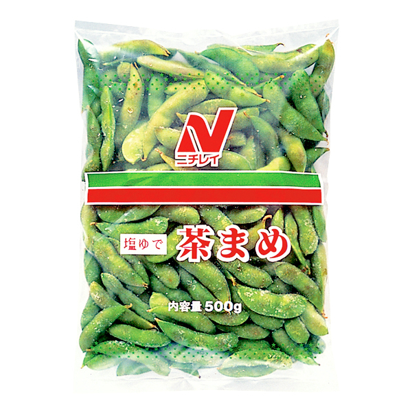 フーヅフリッジ　500g　ニチレイ　通販　塩ゆで茶豆（台湾産）　UCC運営の業務用食品食材の仕入れ通販サイト